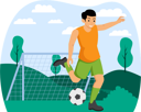 پیش‌نمایش فایل boy-playing-soccer-8885492 از پک ورزش و ورزش