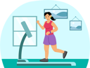 پیش‌نمایش فایل gym-treadmill-8885491 از پک ورزش و ورزش