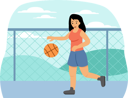 پیش‌نمایش فایل basketball-player-8884216 از پک ورزش و ورزش