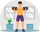 پیش‌نمایش فایل male-weightlifter-8931970 از پک ورزش و ورزش