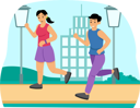 پیش‌نمایش فایل couple-running-8981606 از پک ورزش و ورزش