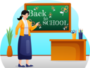 پیش‌نمایش فایل teacher-in-class-9071762 از پک بازگشت به مدرسه