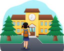 پیش‌نمایش فایل young-girl-going-to-school-9071690 از پک بازگشت به مدرسه
