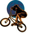 پیش‌نمایش فایل bmx-street-freestyle-with-moon-9440509 از پک وینتیج رترو