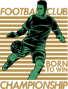 پیش‌نمایش فایل football-club-championship-born-to-win-9442295 از پک وینتیج رترو