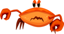 پیش‌نمایش فایل angry-crab-9619747 از پک شخصیت حیوان