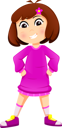 پیش‌نمایش فایل happy-little-girl-9595765 از پک شخصیت کودکان