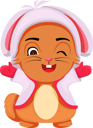 پیش‌نمایش فایل cute-cat-character-9606827 از پک شخصیت حیوان