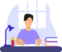 پیش‌نمایش فایل boy-doing-homework-6987327 از پک یادگیری الکترونیکی