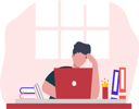 پیش‌نمایش فایل man-attending-online-class-6987335 از پک یادگیری الکترونیکی