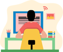 پیش‌نمایش فایل boy-attending-online-class-7023153 از پک یادگیری الکترونیکی