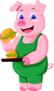 پیش‌نمایش فایل cute-pig-character-9624047 از پک شخصیت حیوان