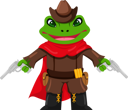 پیش‌نمایش فایل frog-with-guns-9623929 از پک شخصیت حیوان