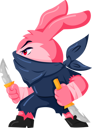 پیش‌نمایش فایل rabbit-fighter-9623928 از پک شخصیت حیوان