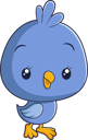 پیش‌نمایش فایل cute-blue-bird-character-10063298 از پک شخصیت پرنده ناز