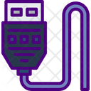 پیش‌نمایش فایل usb-cable-5235356 از پک اتصالات