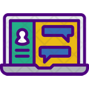 پیش‌نمایش فایل online-chat-5250380 از پک رسانه های اجتماعی