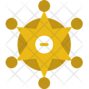 پیش‌نمایش فایل sheriff-badge-5249626 از پک امنیت ۱