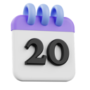 پیش‌نمایش فایل 20-calendar-11875195 از پک تاریخ و تقویم