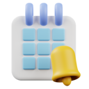 پیش‌نمایش فایل bell-calendar-11875190 از پک تاریخ و تقویم