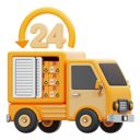 پیش‌نمایش فایل hours-delivery-10999773 از پک لجستیک و تحویل