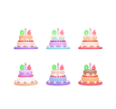پیش‌نمایش فایل 6th-birthday-cake-10482868 از پک تولدت مبارک