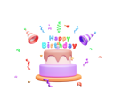 پیش‌نمایش فایل birthday-cake-10482834 از پک تولدت مبارک