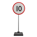پیش‌نمایش فایل 10-speed-limit-7831161 از پک علامت راهنمایی و رانندگی
