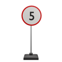 پیش‌نمایش فایل 5-speed-limit-7831162 از پک علامت راهنمایی و رانندگی