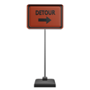 پیش‌نمایش فایل detour-sign-7831973 از پک علامت راهنمایی و رانندگی