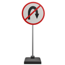 پیش‌نمایش فایل no-u-turn-sign-7831146 از پک علامت راهنمایی و رانندگی