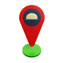پیش‌نمایش فایل food-store-location-9440741 از پک تحویل غذا