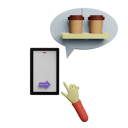 پیش‌نمایش فایل online-coffee-order-9440744 از پک تحویل غذا