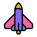 پیش‌نمایش فایل space-shuttle-11902847 از پک استیکرهای نجوم