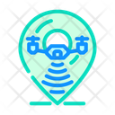 پیش‌نمایش فایل drone-location-10389010 از پک تحویل خودکار با ربات