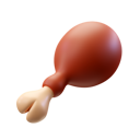 پیش‌نمایش فایل chicken-leg-8681304 از پک غذا و نوشیدنی