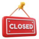 پیش‌نمایش فایل closed-sign-8874464 از پک سفر و تعطیلات