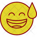 پیش‌نمایش فایل grinning-face-with-sweat-6233250 از پک شکلک‌ها