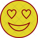 پیش‌نمایش فایل smiling-face-with-heart-eyes-6233259 از پک شکلک‌ها