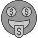 پیش‌نمایش فایل dollar-face-emoji-6233231 از پک شکلک‌ها