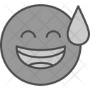 پیش‌نمایش فایل grinning-face-with-sweat-6233199 از پک شکلک‌ها
