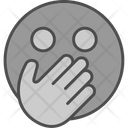 پیش‌نمایش فایل hand-over-outh-emoji-6233186 از پک شکلک‌ها