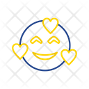 پیش‌نمایش فایل smiling-face-with-hearts-6233108 از پک شکلک‌ها