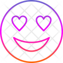 پیش‌نمایش فایل smiling-face-with-heart-eyes-6233010 از پک شکلک‌ها