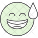 پیش‌نمایش فایل grinning-face-with-sweat-6232950 از پک شکلک‌ها