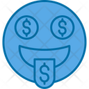 پیش‌نمایش فایل dollar-face-emoji-6232780 از پک شکلک‌ها