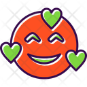 پیش‌نمایش فایل smiling-face-with-heart-eyes-6232422 از پک شکلک‌ها