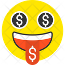 پیش‌نمایش فایل dollar-face-emoji-6232390 از پک شکلک‌ها