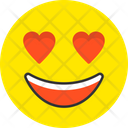 پیش‌نمایش فایل smiling-face-with-heart-eyes-6232367 از پک شکلک‌ها