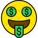 پیش‌نمایش فایل dollar-face-emoji-6232289 از پک شکلک‌ها